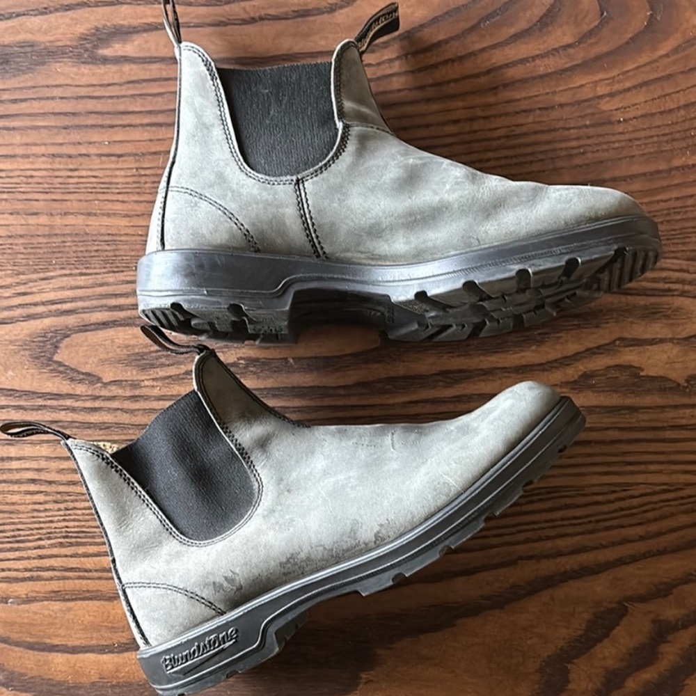 Blundstone Men's Charcoal Leather Boots